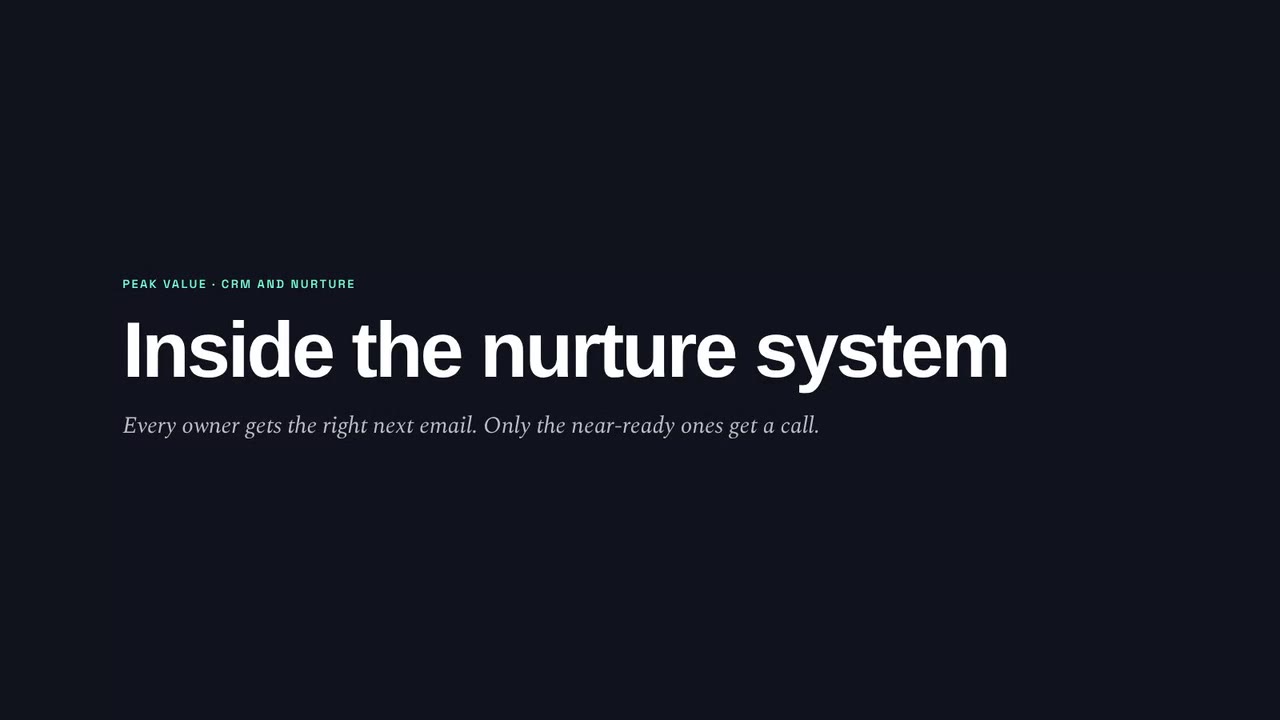 The nurture system.